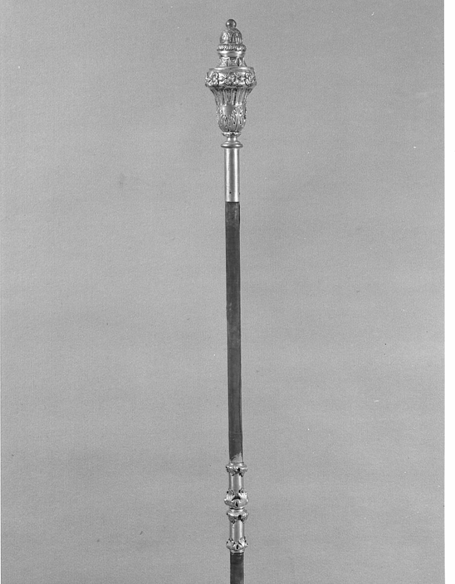 mazza da cerimonia, opera isolata - bottega lombarda (sec. XIX)