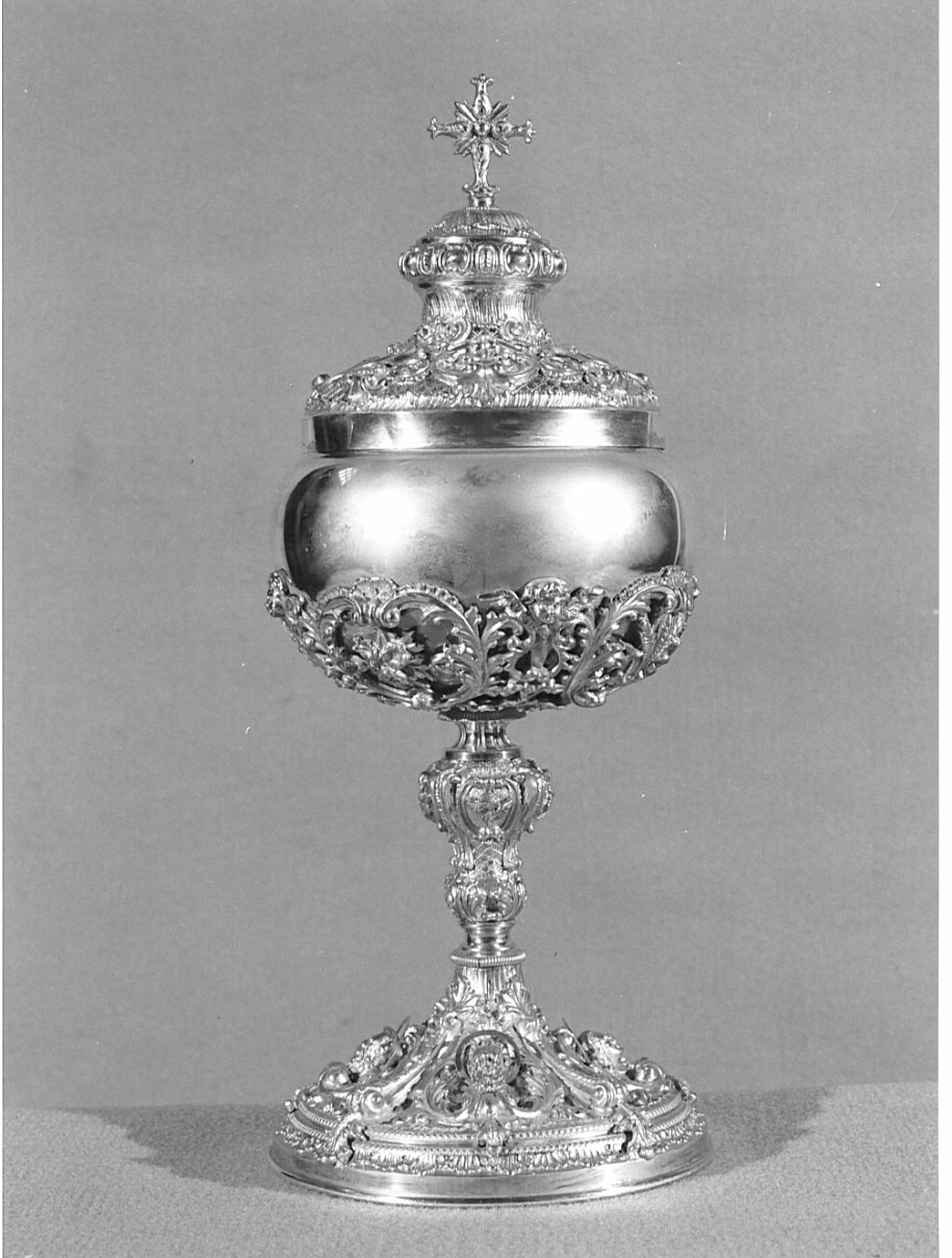 pisside, opera isolata - bottega lombarda (seconda metà sec. XIX)