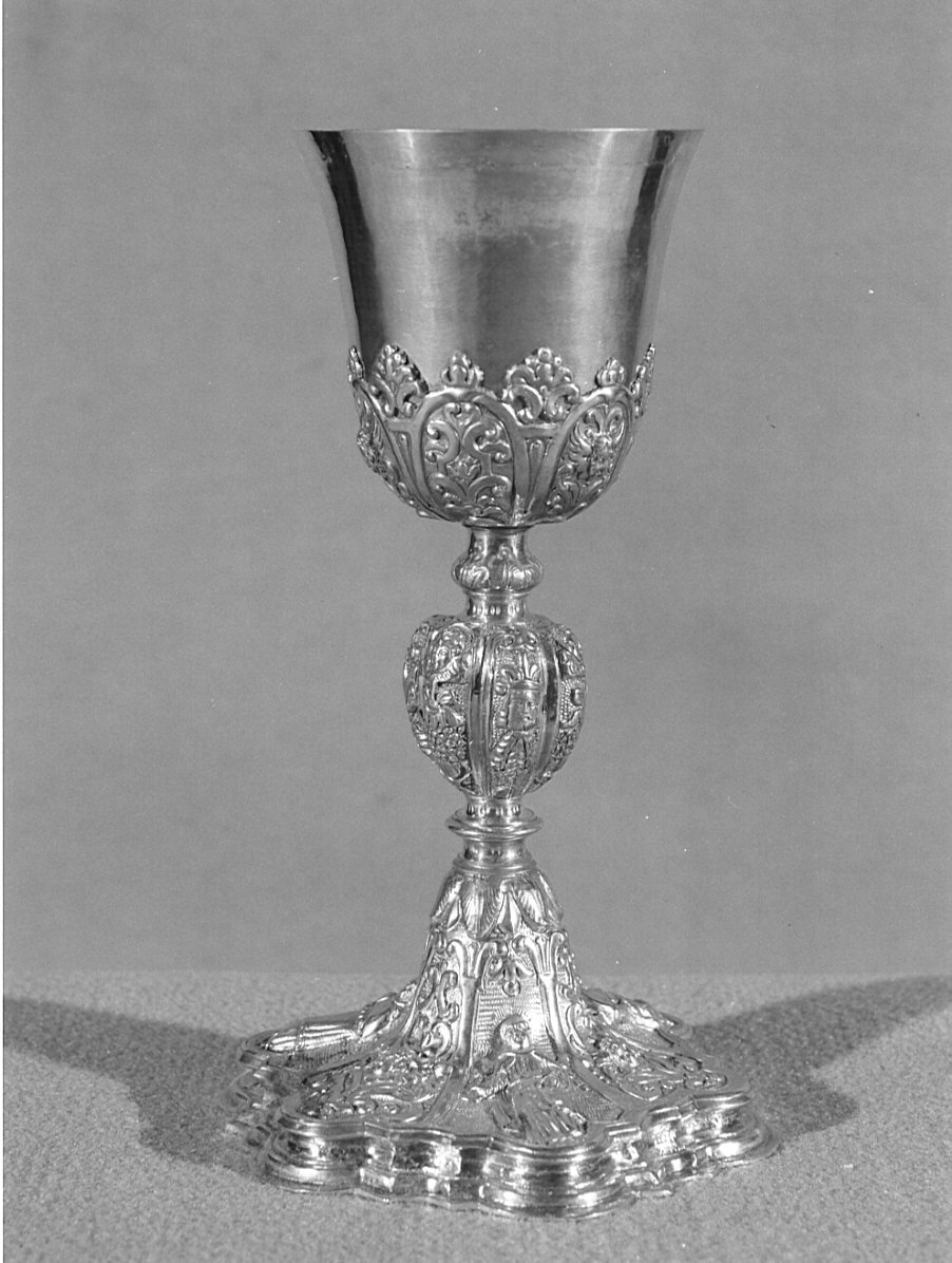 calice, opera isolata - bottega lombarda (seconda metà sec. XVIII)