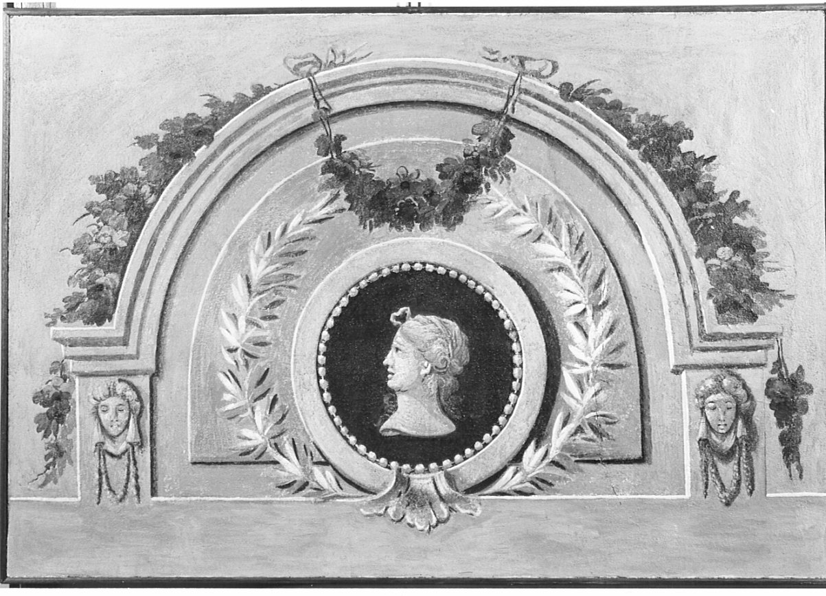 testa di donna (dipinto, opera isolata) di Deleidi Luigi detto Nebbia (attribuito) (inizio sec. XIX)