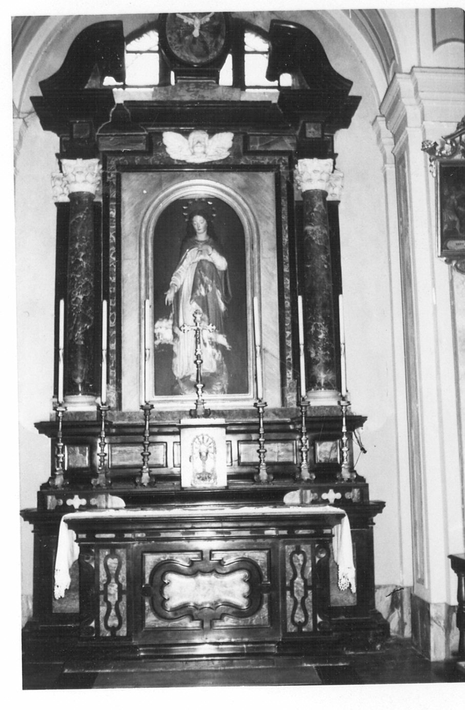 altare, complesso decorativo - bottega lombarda (sec. XVII)