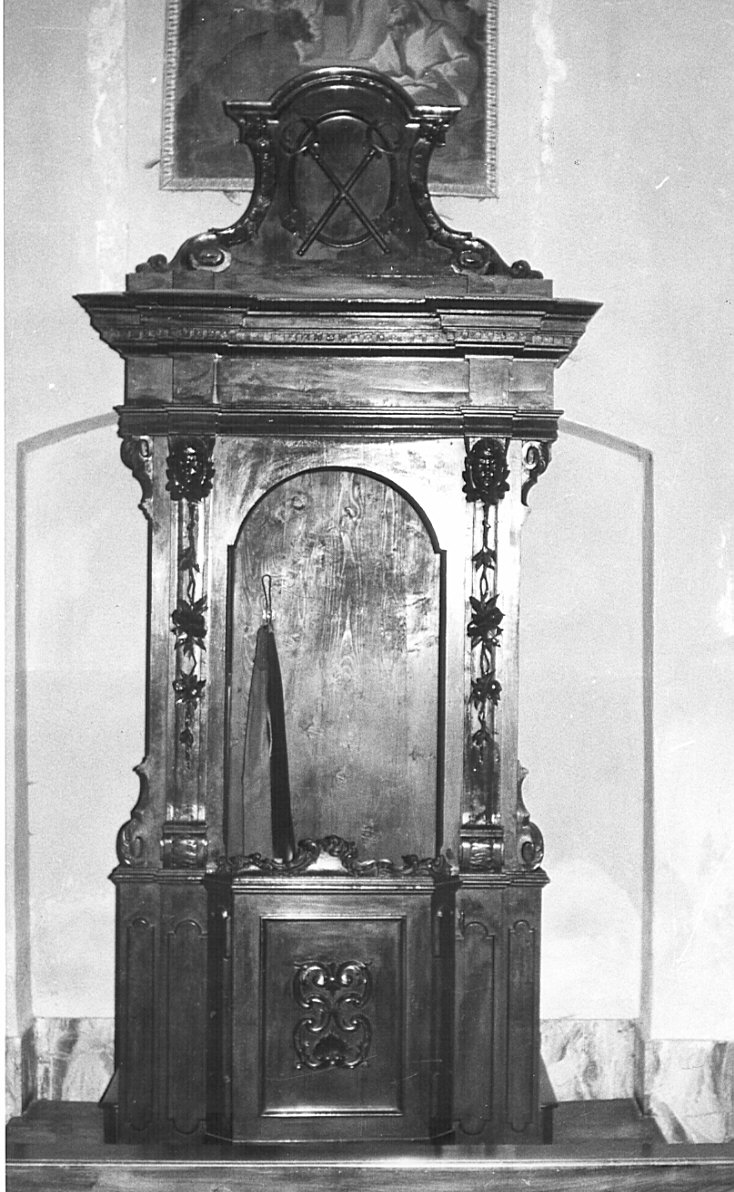 confessionale, insieme - bottega lombarda (sec. XVIII)