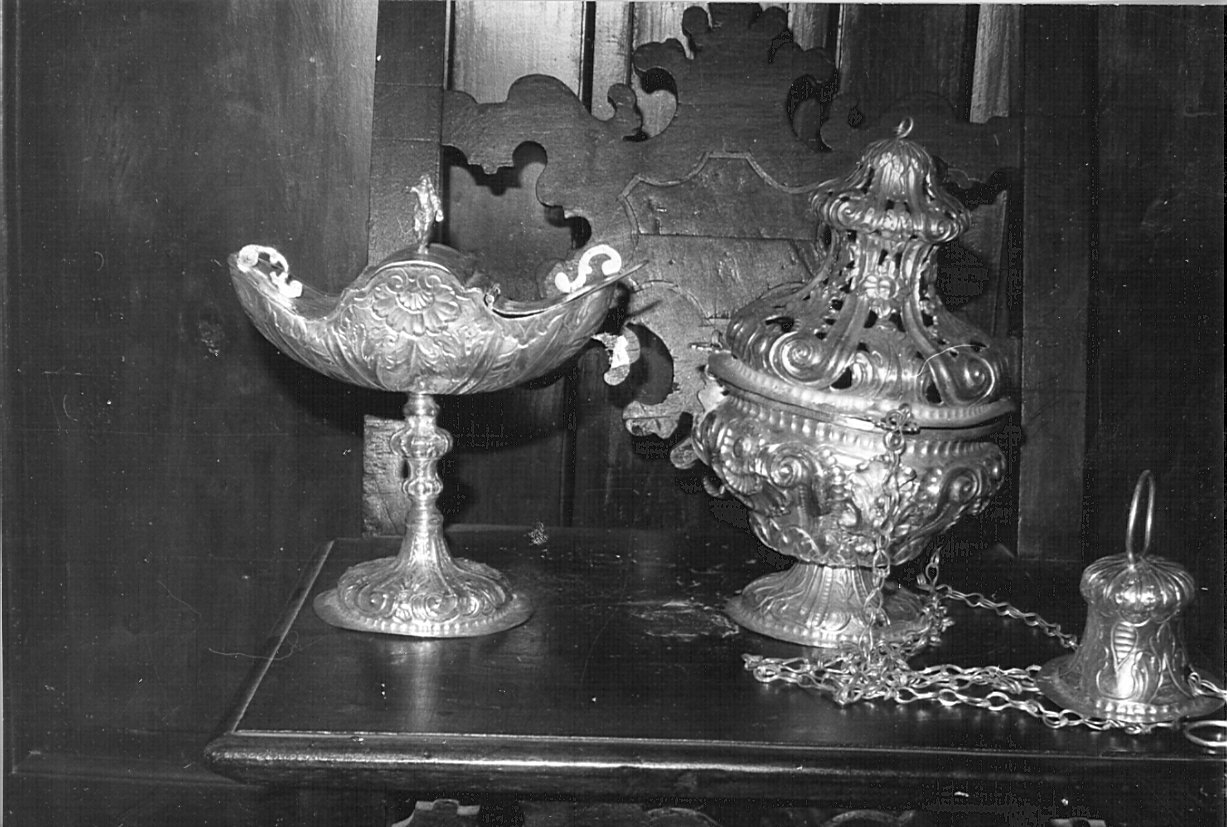 servizio per incensazione, insieme - bottega lombarda (metà sec. XVIII)