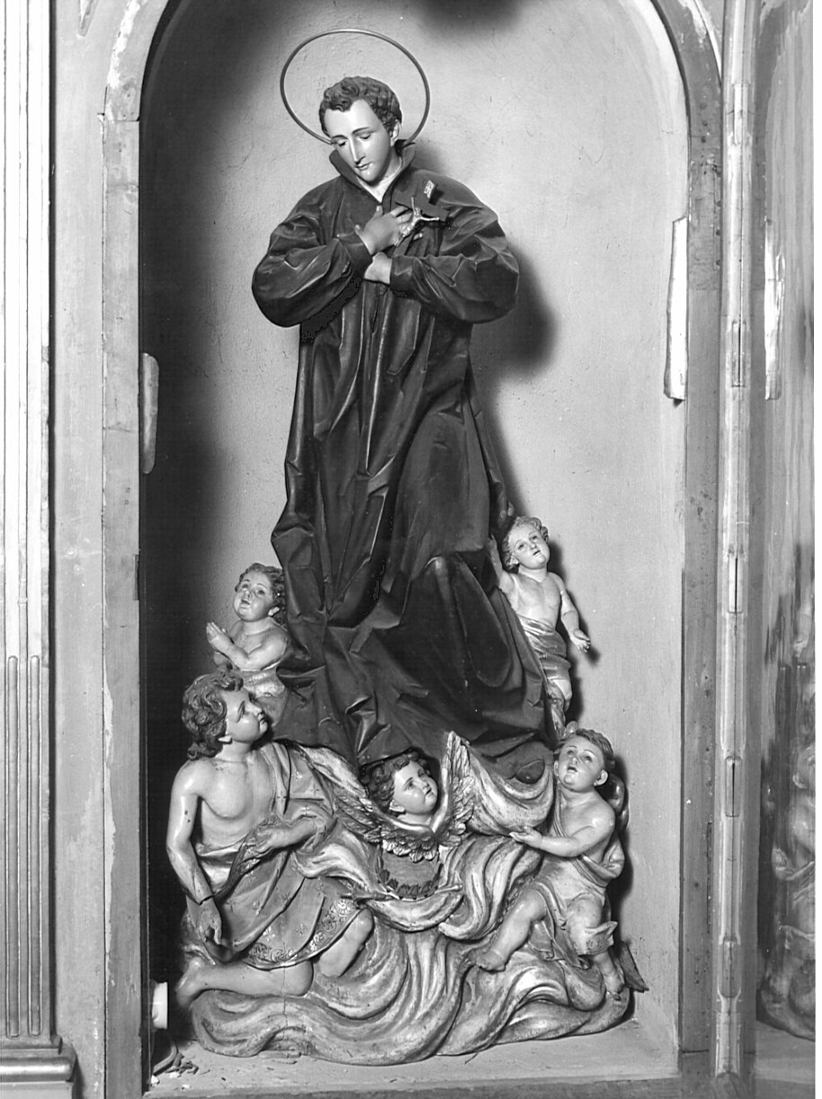 San Luigi Gonzaga (statua, opera isolata) - bottega lombarda (seconda metà sec. XIX)