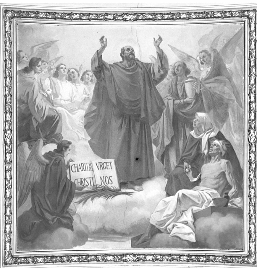 gloria di San Giuliano (dipinto, opera isolata) di Nembrini Emilio (sec. XX)