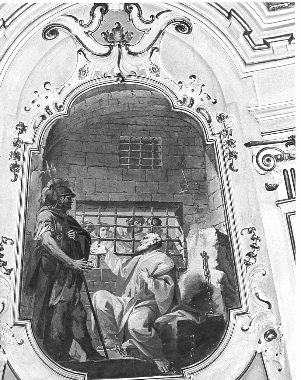 Sant'Andrea in carcere (dipinto, elemento d'insieme) di Ferrari Federico (seconda metà sec. XVIII)