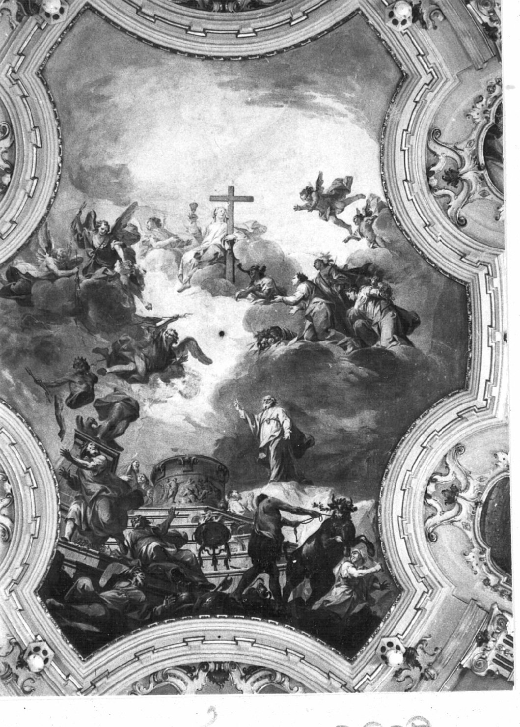 gloria di Sant'Andrea (dipinto, elemento d'insieme) di Ferrari Federico (seconda metà sec. XVIII)