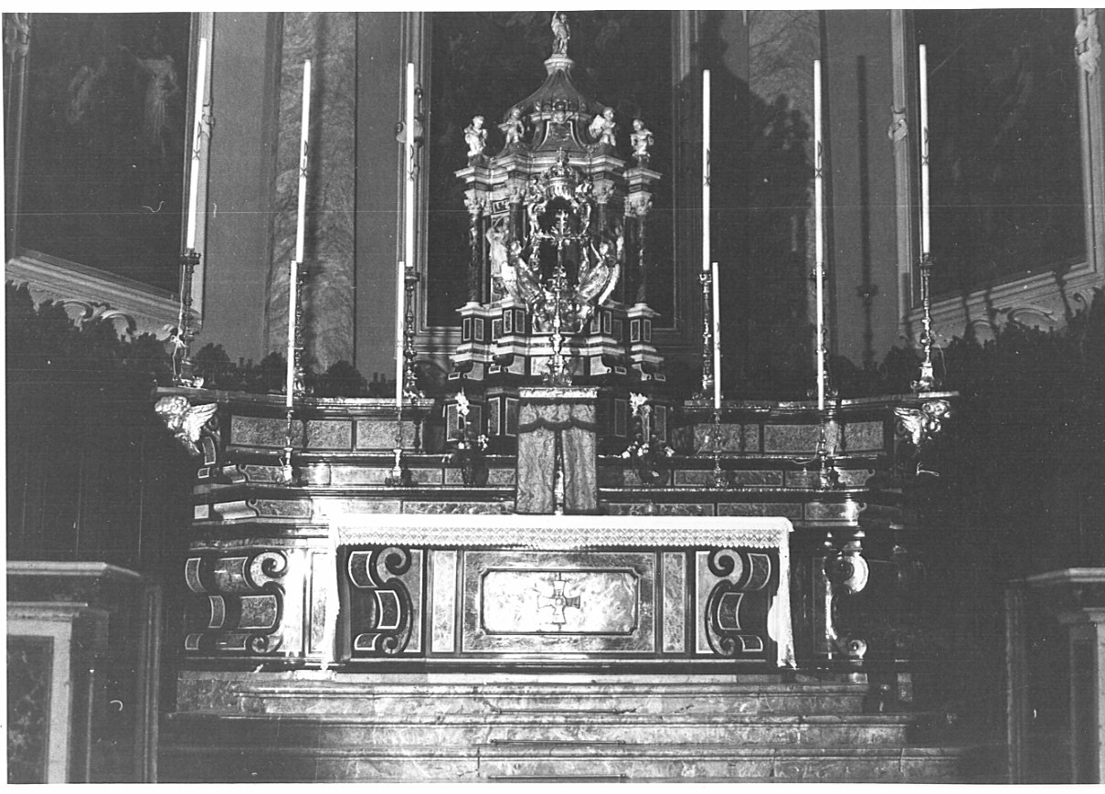 altare maggiore, complesso decorativo - bottega lombarda (sec. XVIII, sec. XIX, sec. XX)