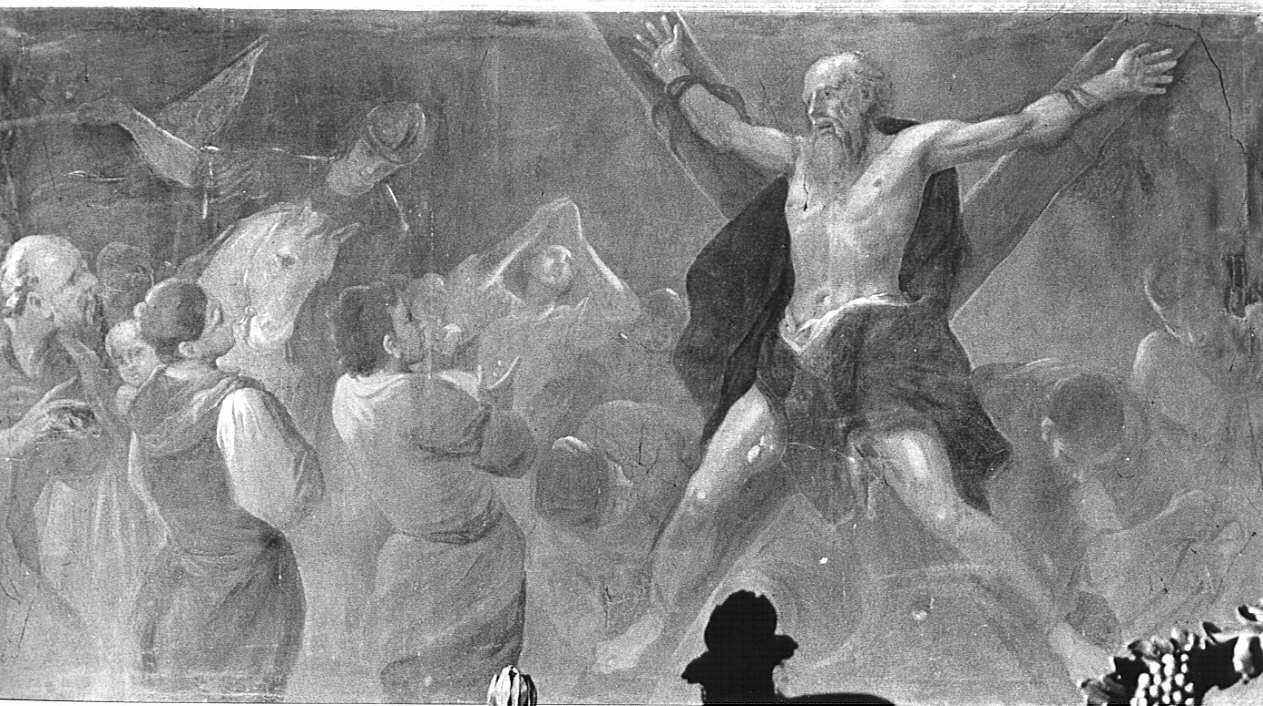 Martirio di Sant'Andrea (dipinto, opera isolata) di Cifrondi Antonio (fine/inizio secc. XVII/ XVIII)