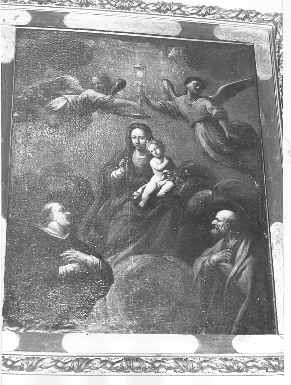 Madonna del Rosario (dipinto, opera isolata) di Cavagna Gian Paolo (inizio sec. XVII)