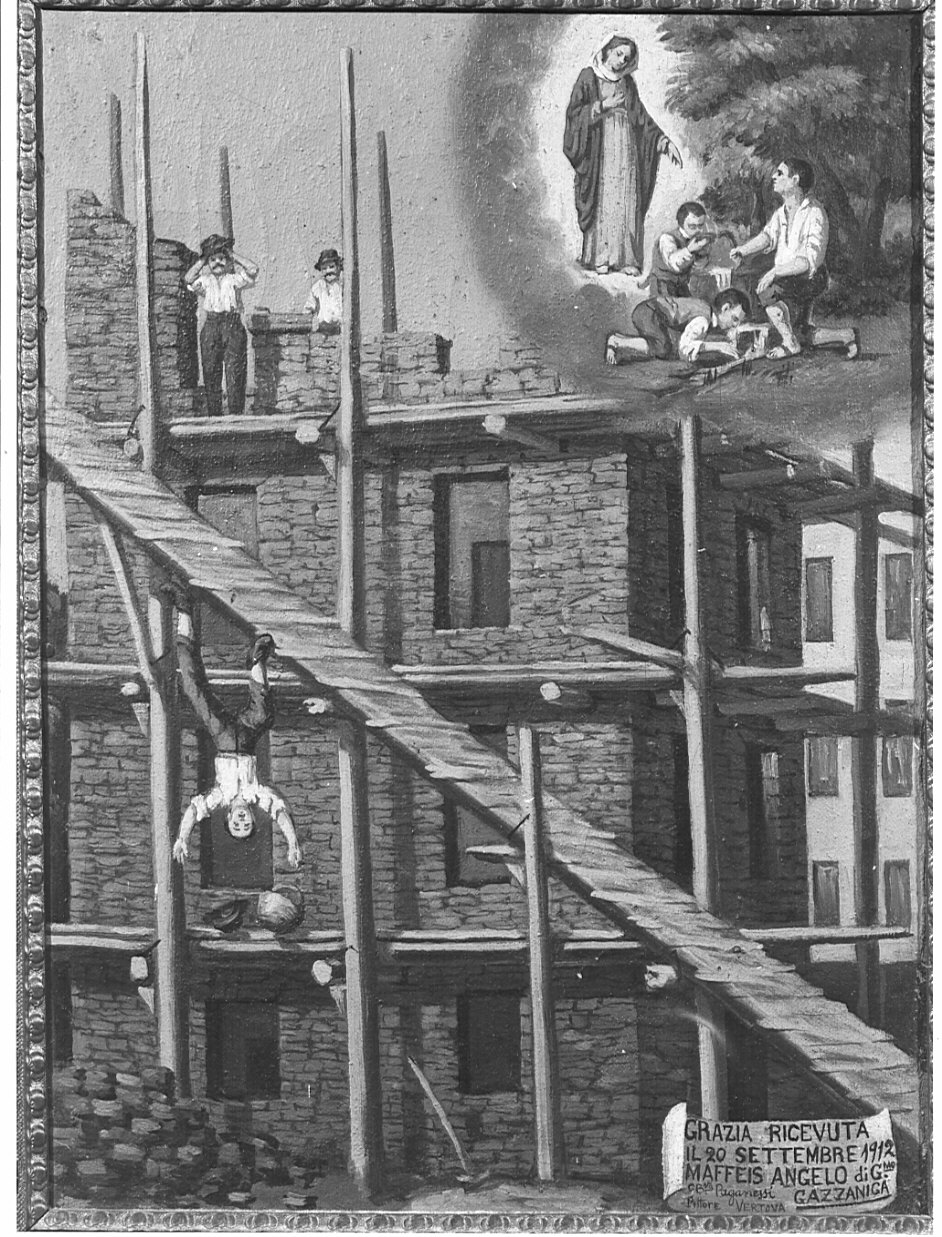 ex voto, opera isolata di Paganessi Giovanni Battista (primo quarto sec. XX)