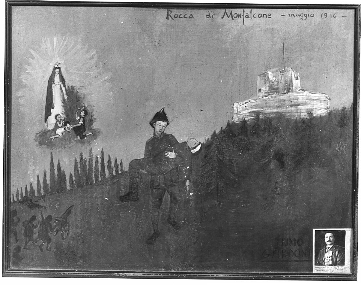 ex voto, opera isolata - ambito bergamasco (metà sec. XX)