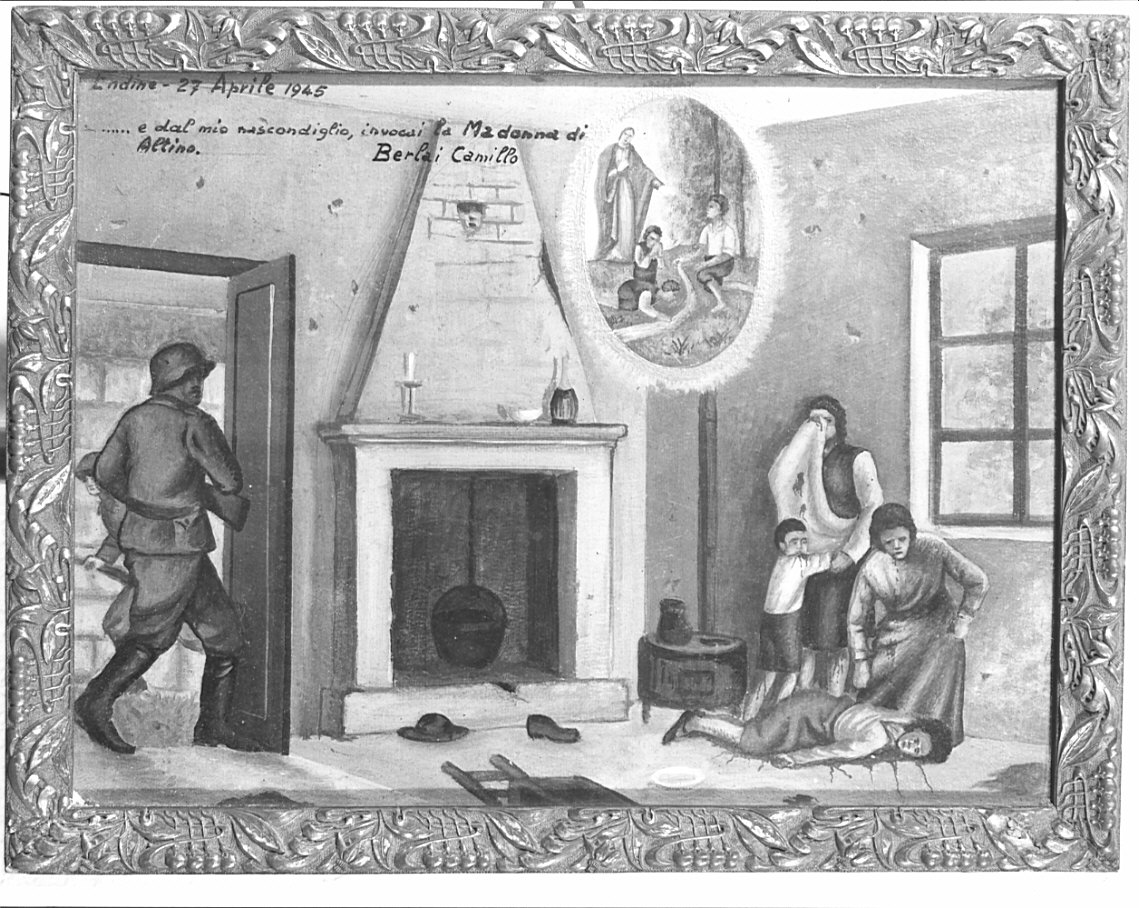 ex voto, opera isolata - ambito bergamasco (metà sec. XX)