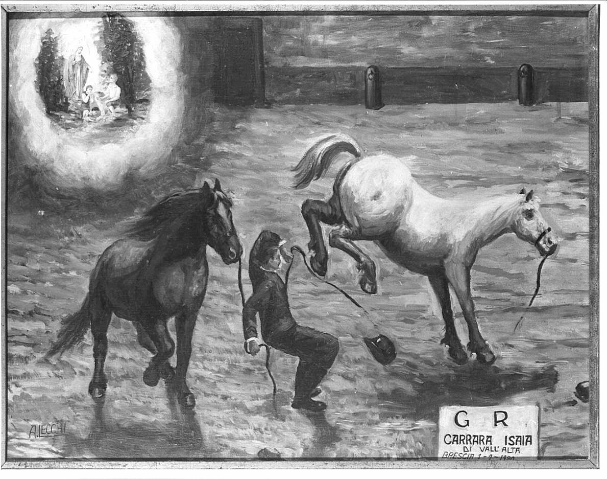 ex voto, opera isolata di Lecchi A (secondo quarto sec. XX)