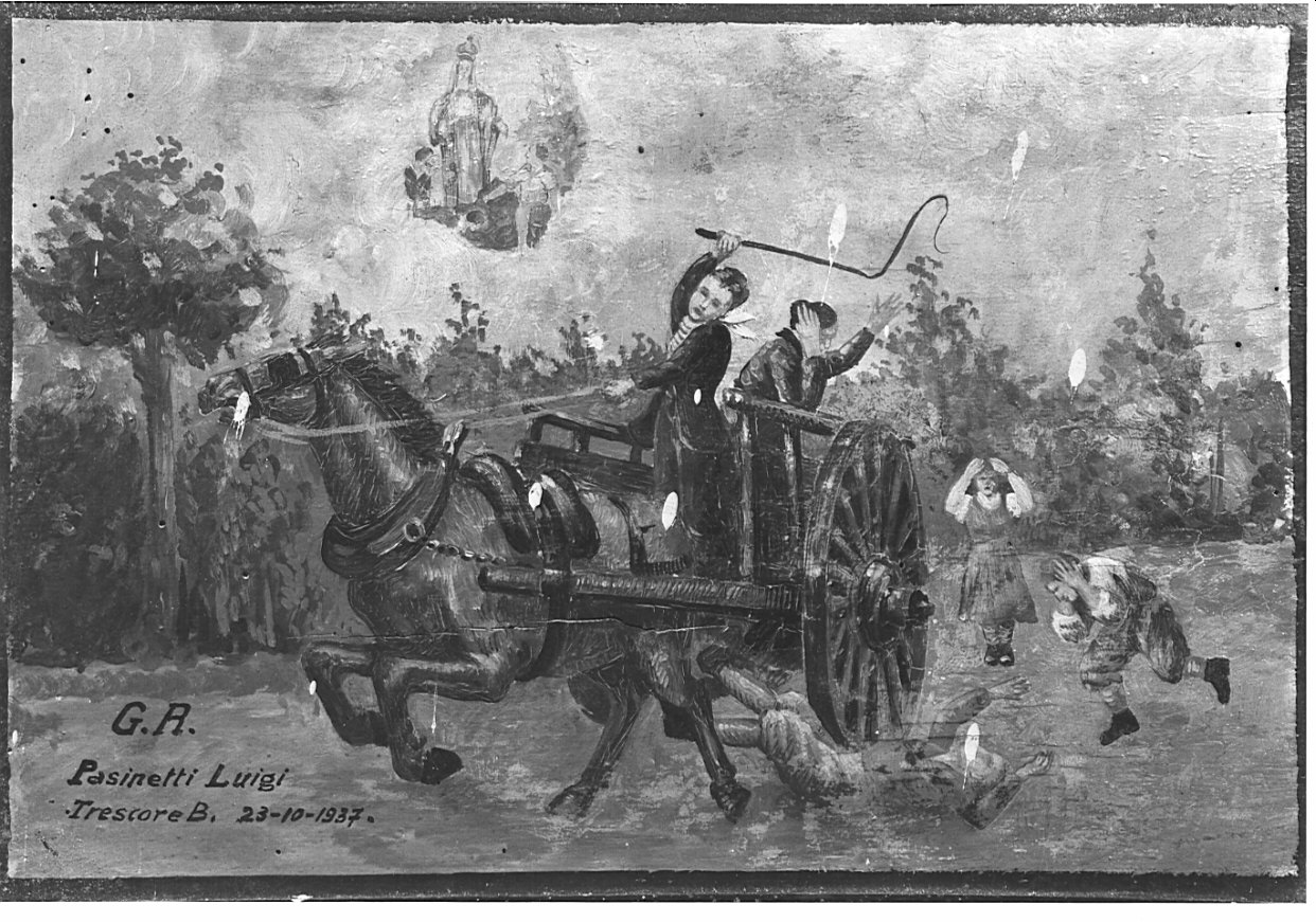 ex voto, opera isolata - ambito bergamasco (secondo quarto sec. XX)