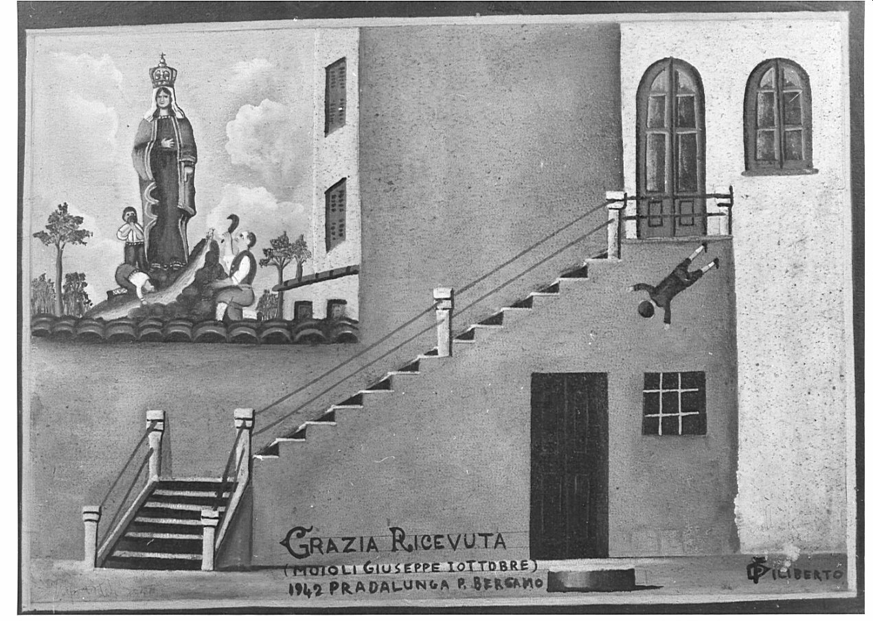 ex voto, opera isolata - ambito bergamasco (secondo quarto sec. XX)