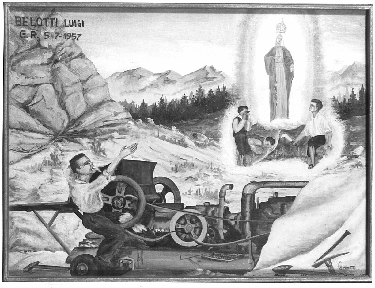 ex voto, opera isolata di Cuminetti (metà sec. XX)