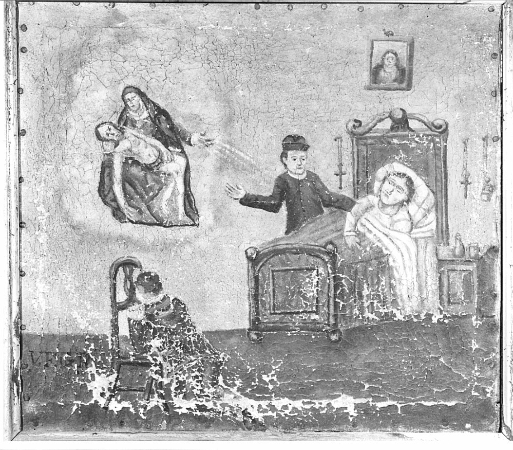 ex voto, opera isolata - ambito bergamasco (seconda metà sec. XIX)