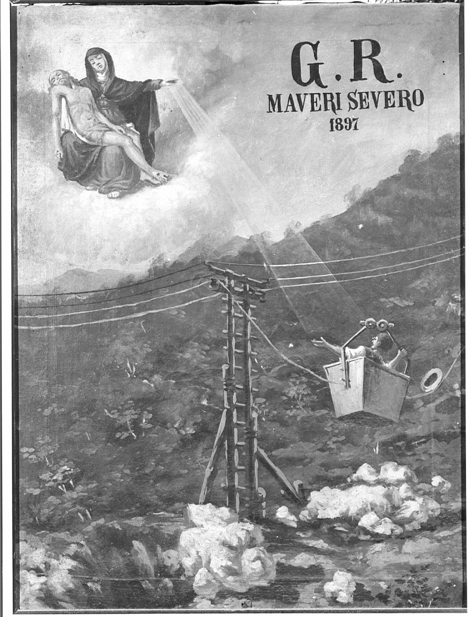 ex voto, opera isolata - ambito bergamasco (fine sec. XIX)