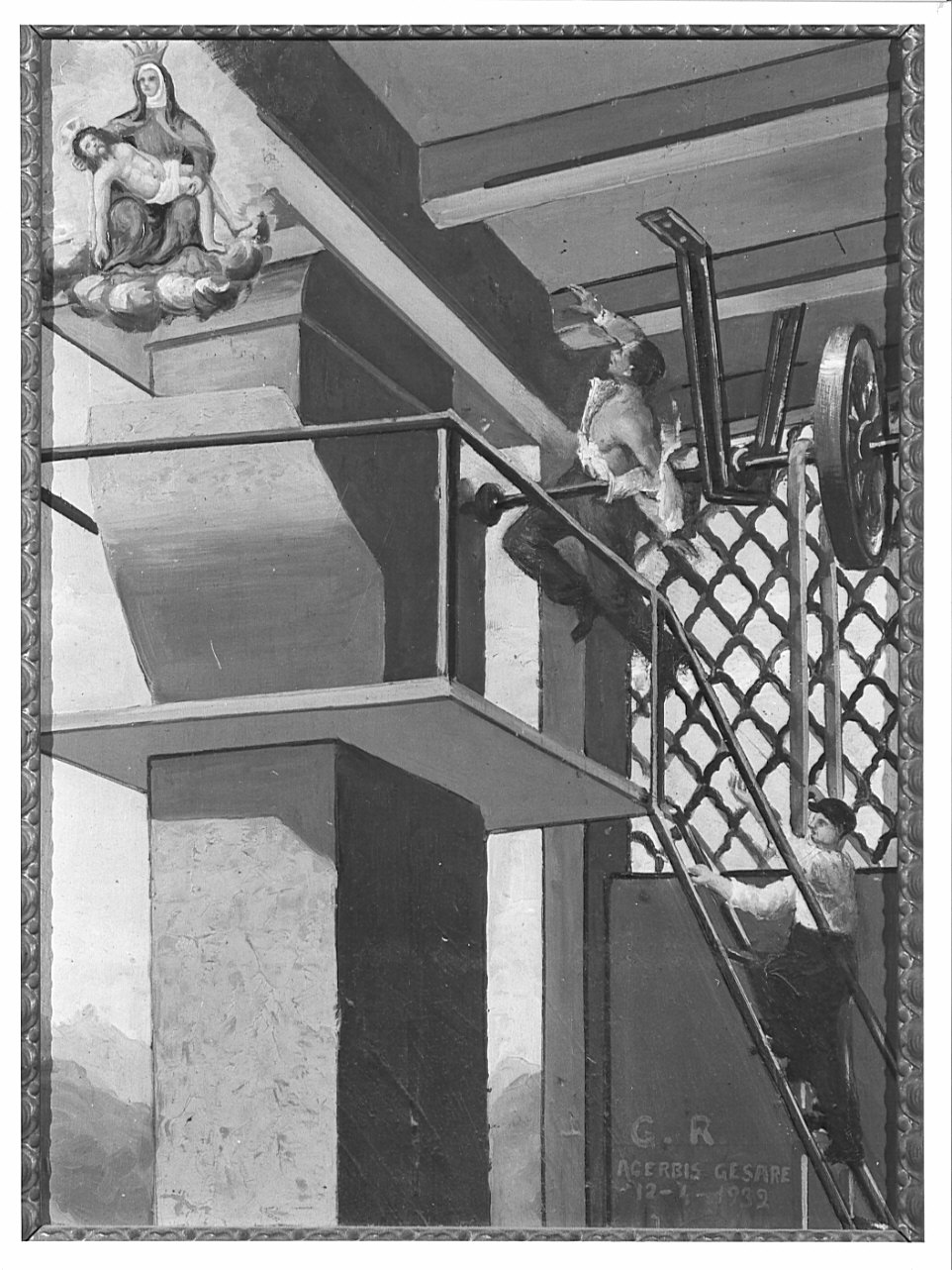 ex voto, opera isolata - ambito bergamasco (secondo quarto sec. XX)