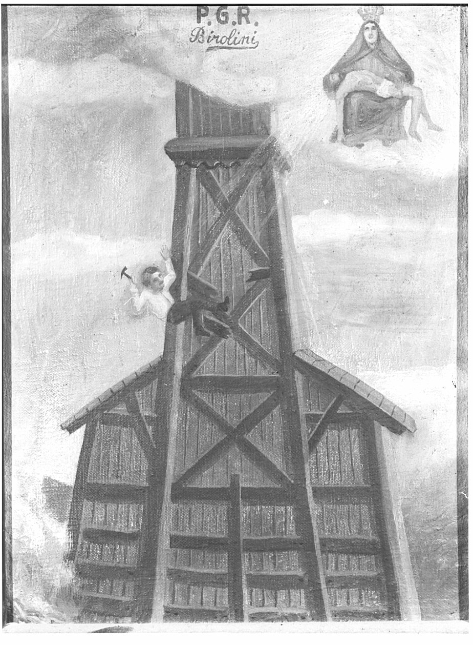 ex voto, opera isolata - ambito bergamasco (fine sec. XIX)