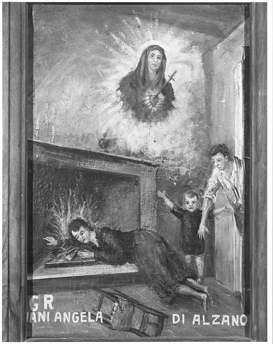 ex voto, opera isolata - ambito bergamasco (metà sec. XX)