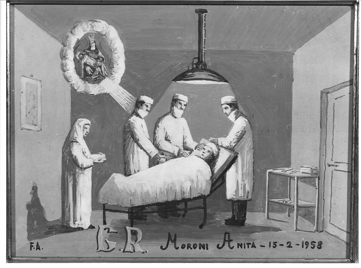 ex voto, opera isolata - ambito bergamasco (metà sec. XX)