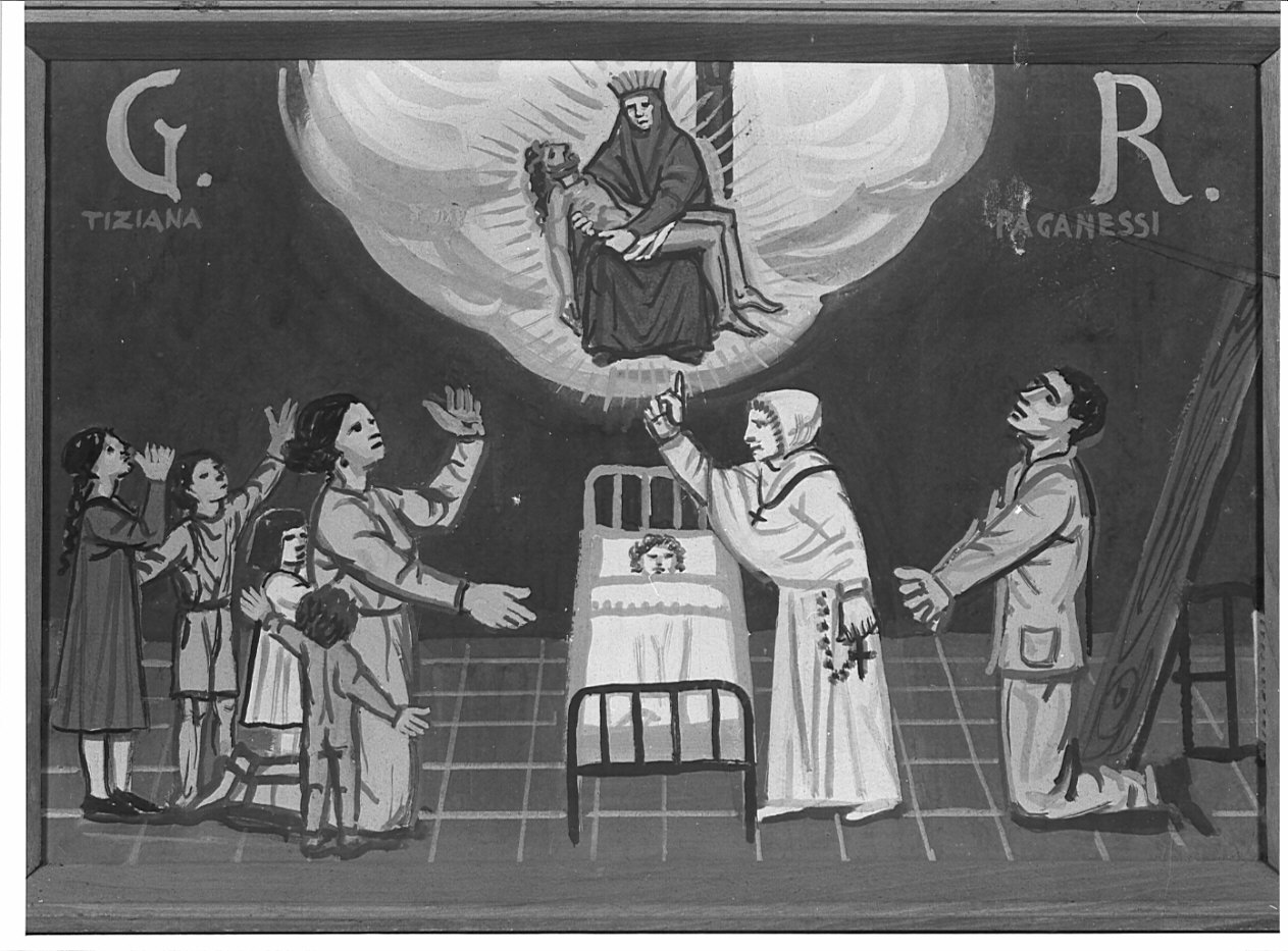 ex voto, opera isolata - ambito bergamasco (metà sec. XX)