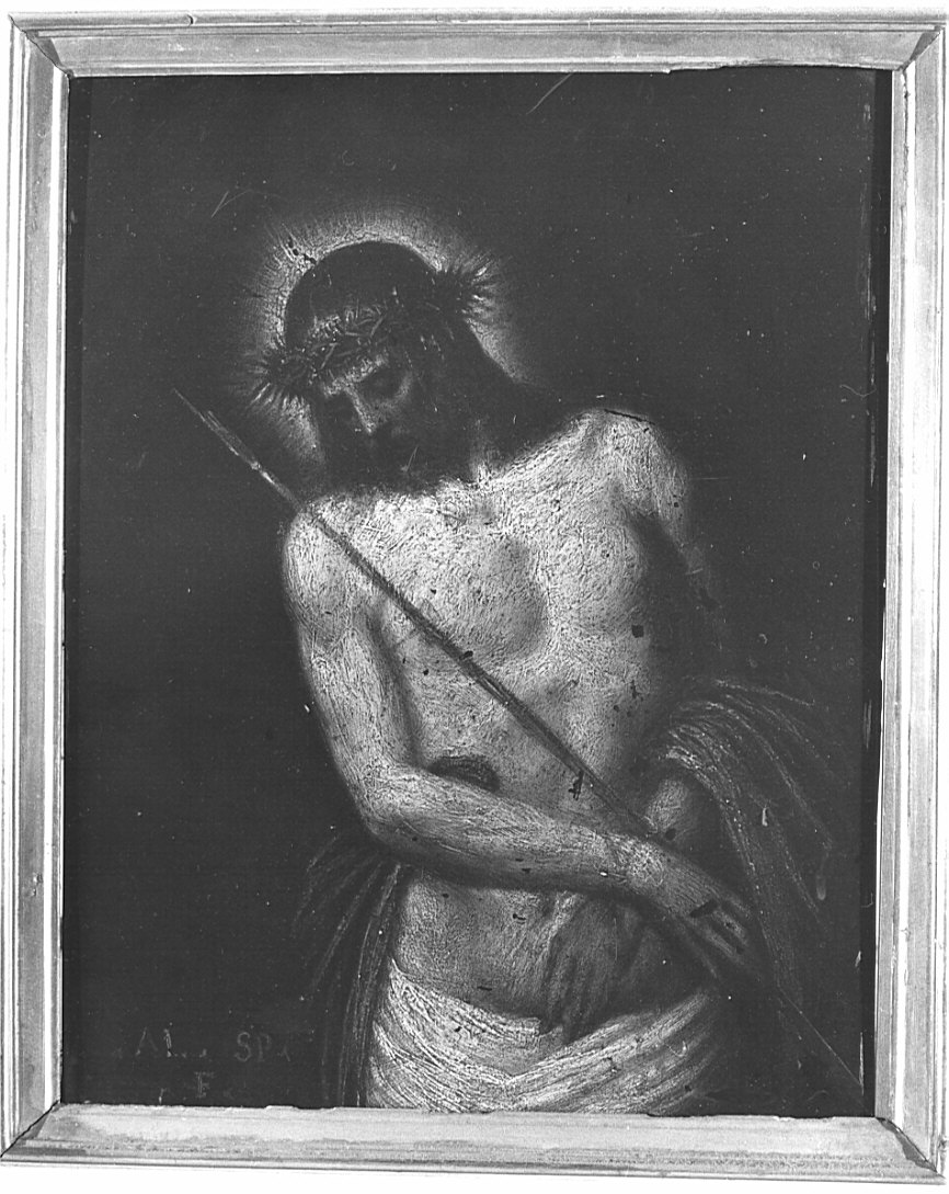 Ecce Homo (dipinto, opera isolata) - ambito bergamasco (sec. XVII)