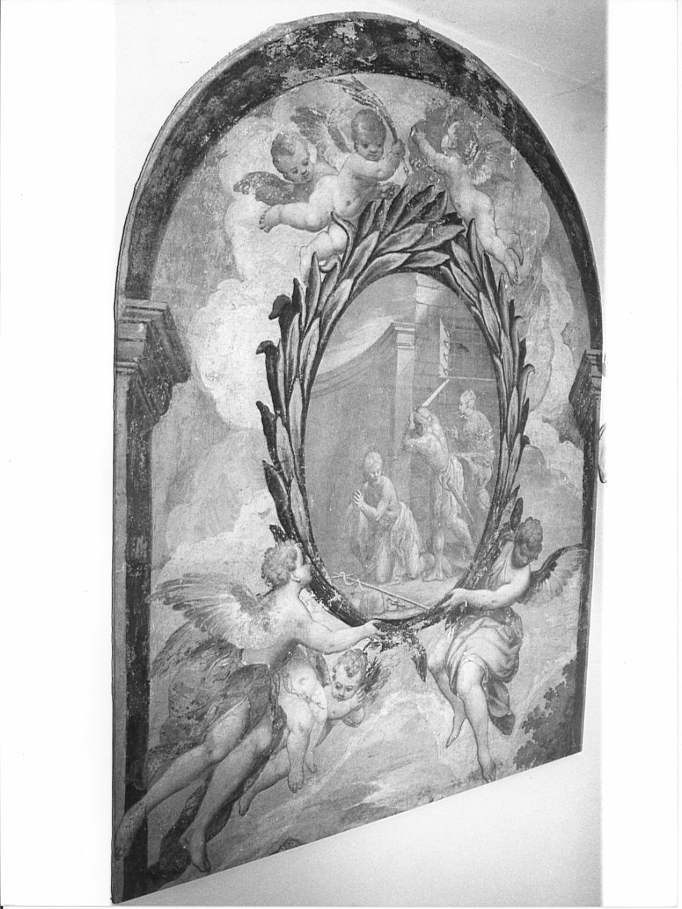 decapitazione di San Giovanni Battista (dipinto, pendant) di Inchiocco Giovanni Giacomo detto Barbello (maniera) (fine sec. XVII)