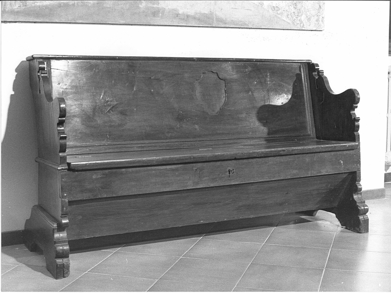 cassapanca, opera isolata - bottega bergamasca (sec. XVIII)