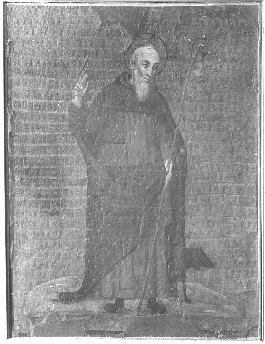 Sant'Antonio Abate (dipinto, opera isolata) - bottega bergamasca (sec. XVII)