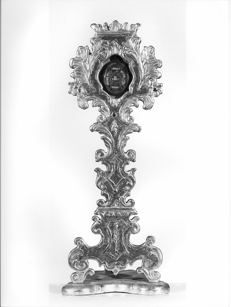 reliquiario-ostensorio, opera isolata - bottega lombarda (seconda metà sec. XVIII)