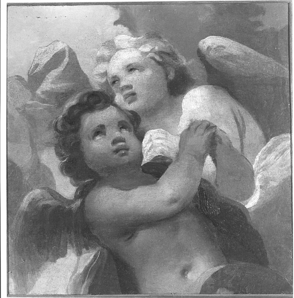 angioletti (dipinto, pendant) di Cifrondi Antonio (fine sec. XVII)
