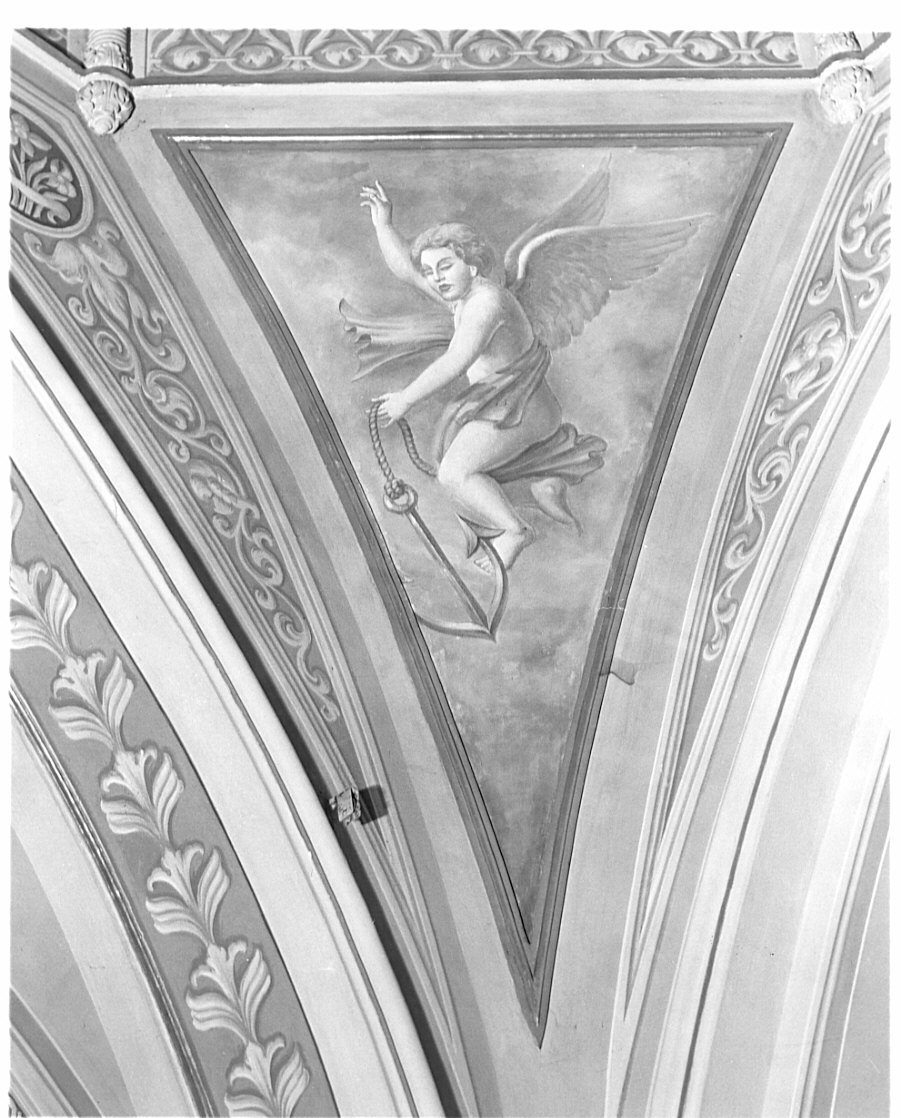 angioletto (dipinto, elemento d'insieme) di Guadagnini Antonio (terzo quarto sec. XIX)