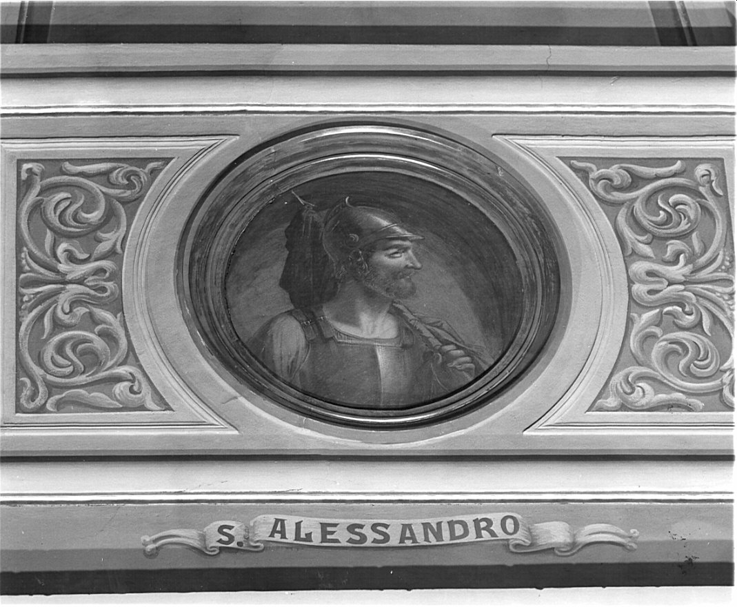 Sant'Alessandro (dipinto, elemento d'insieme) di Guadagnini Antonio (terzo quarto sec. XIX)