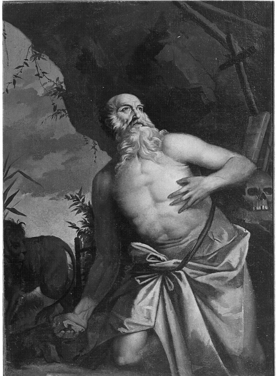 San Girolamo penitente (dipinto, opera isolata) - ambito lombardo (fine/inizio secc. XVII/ XVIII)