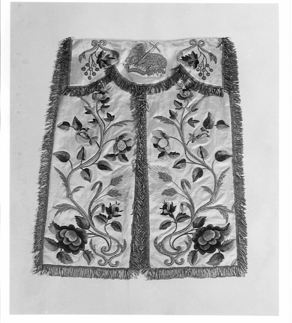 conopeo di tabernacolo, opera isolata - manifattura lombarda (sec. XIX)