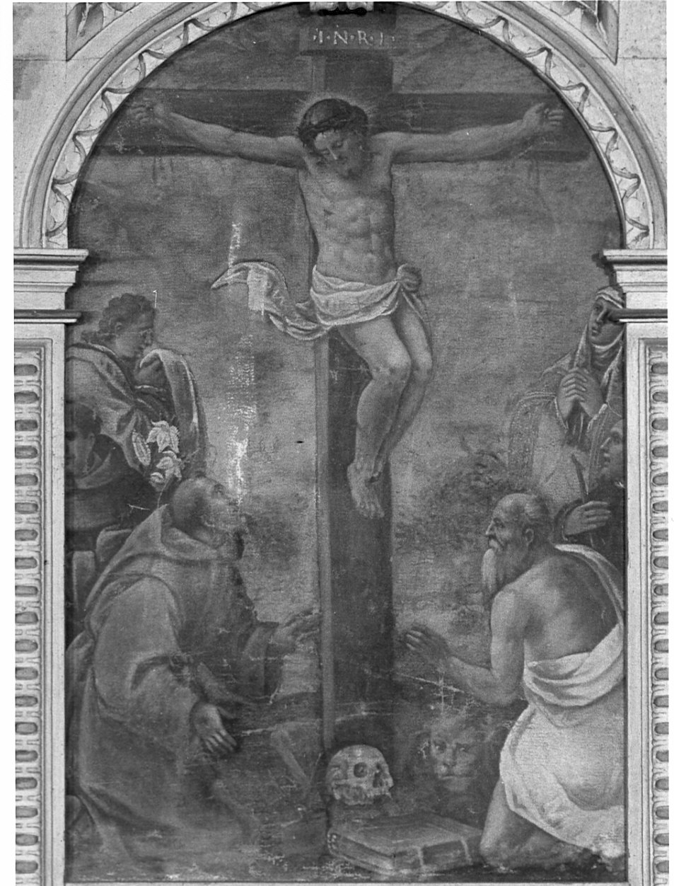 crocifissione di Cristo (dipinto, opera isolata) - ambito bresciano (inizio sec. XVII)