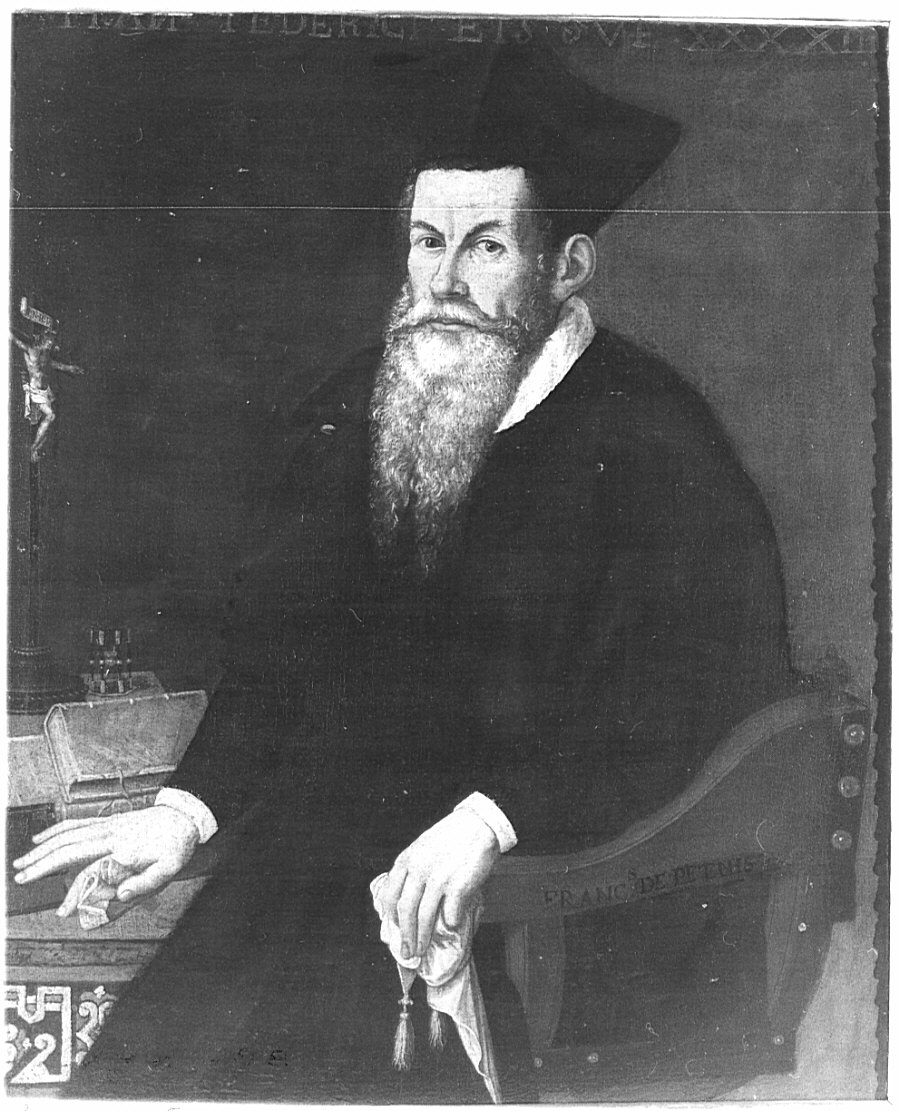 ritratto di ecclesiastico (dipinto, opera isolata) - ambito bergamasco (sec. XVII)