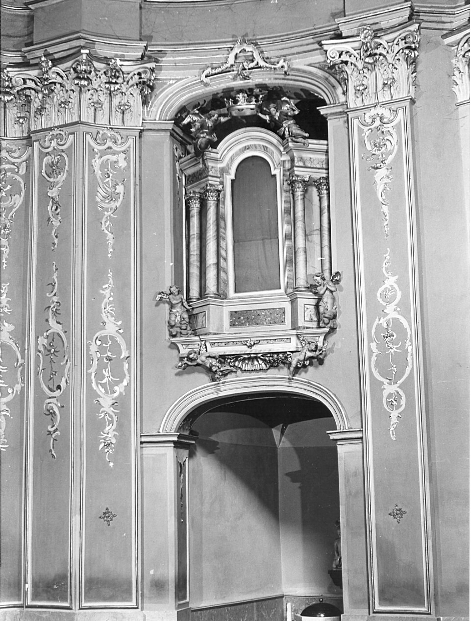 edicola, coppia - bottega bergamasca (sec. XVIII)