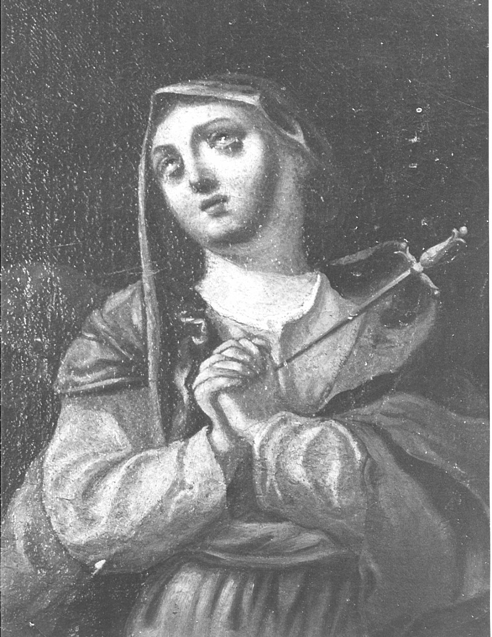 Madonna Addolorata piangente (dipinto, opera isolata) - ambito bergamasco (sec. XVIII)
