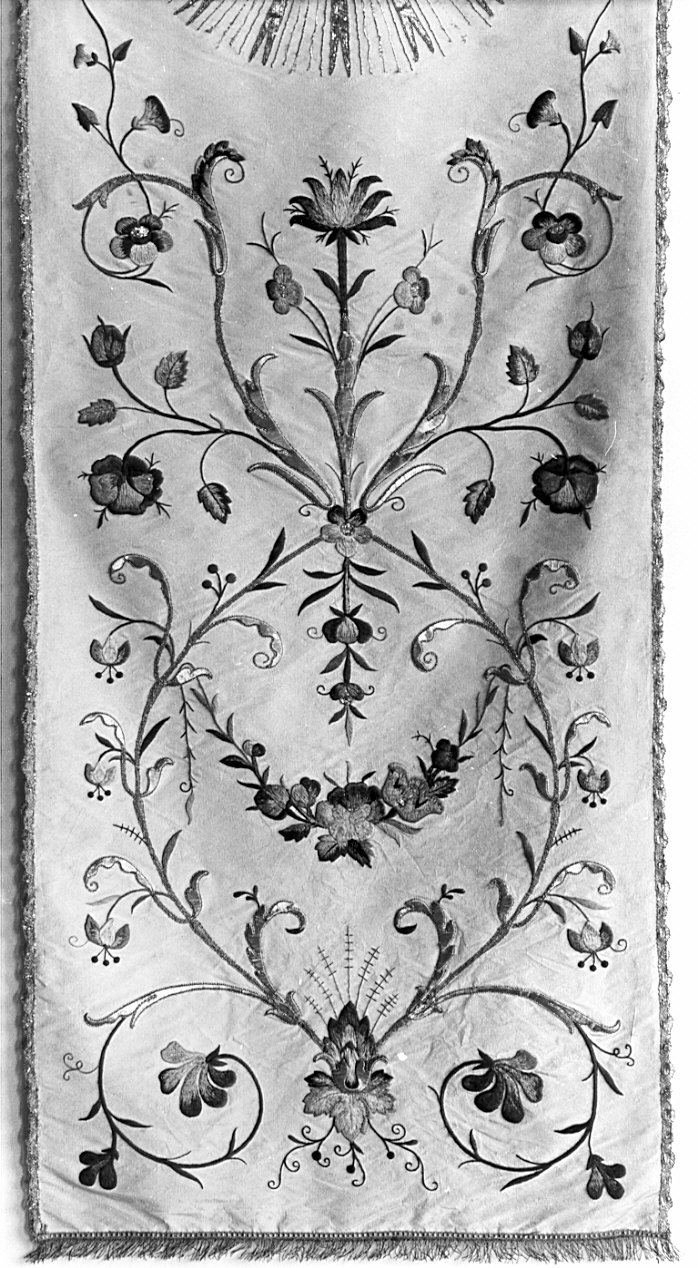 velo omerale, opera isolata - manifattura bergamasca (prima metà sec. XIX)