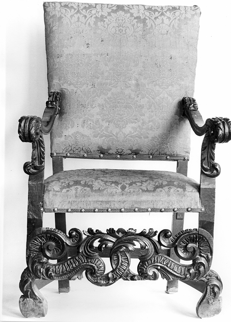 poltrona - manifattura bergamasca (ultimo quarto sec. XVIII)
