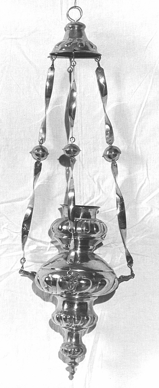 lampada pensile, serie - bottega italiana (sec. XVIII)