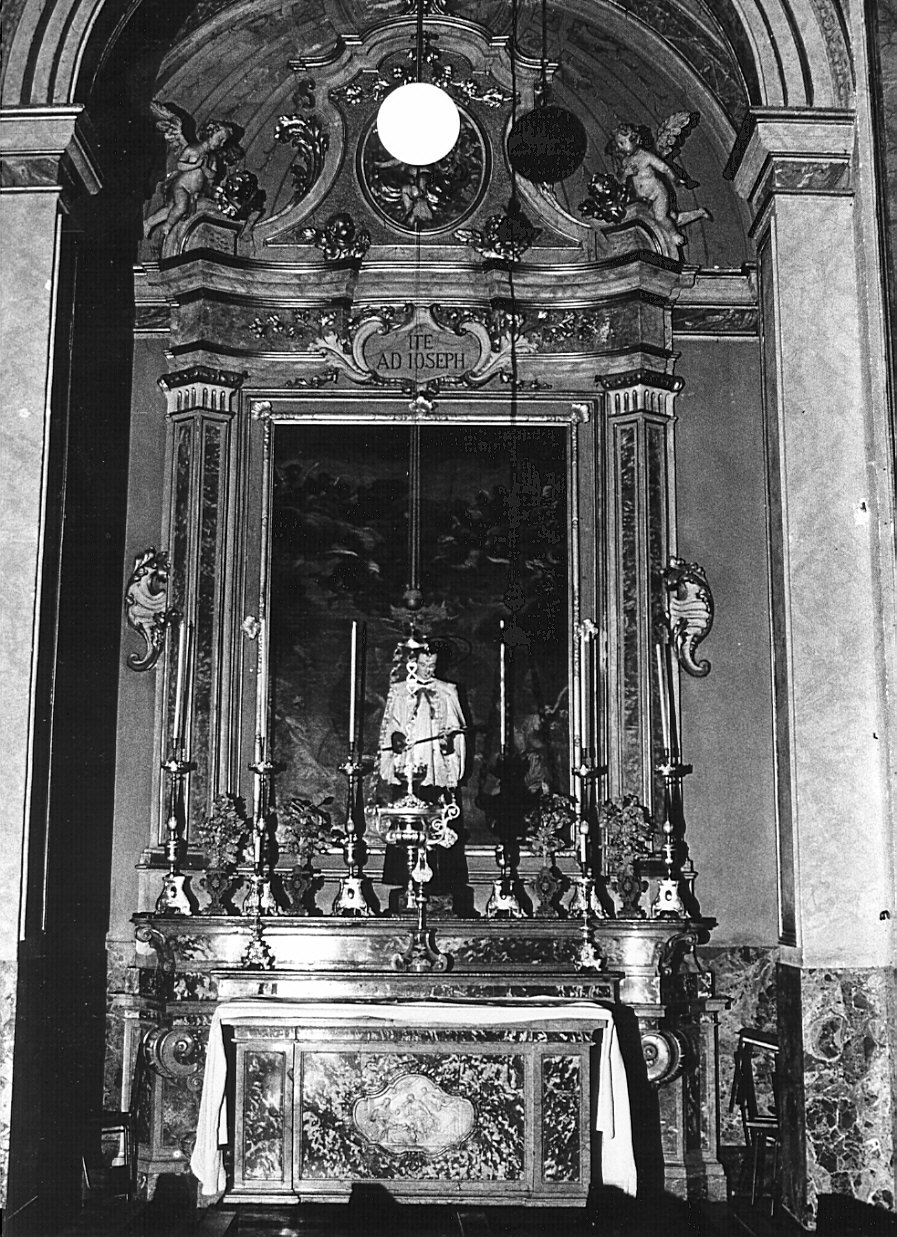 altare, complesso decorativo - bottega bergamasca (sec. XVIII)