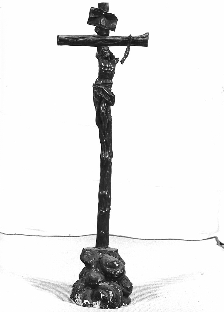crocifisso, opera isolata di Fantoni Andrea (attribuito) (secc. XVII/ XVIII)