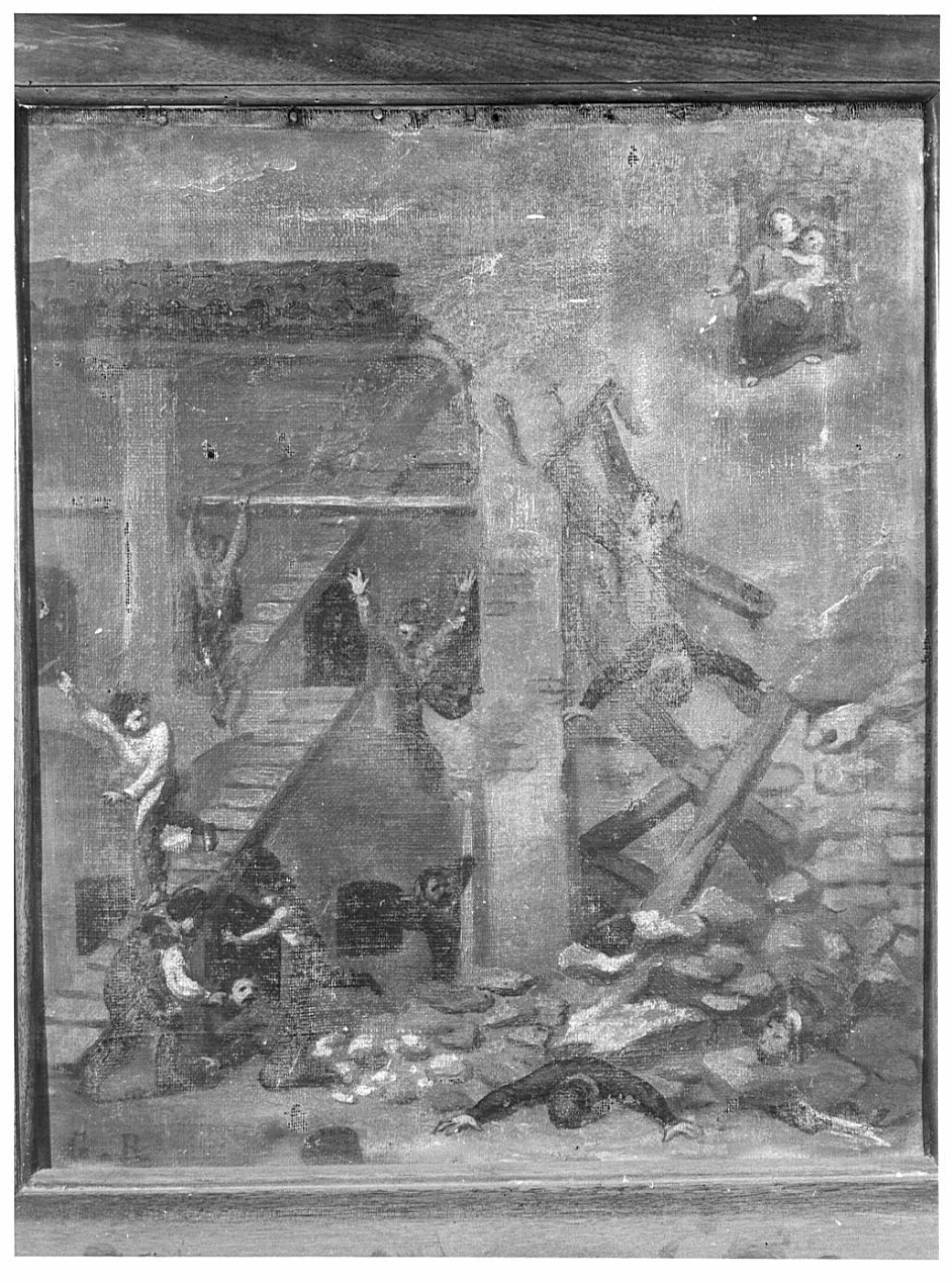 ex voto, opera isolata - ambito bergamasco (metà sec. XIX)