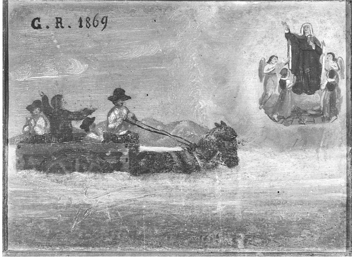 ex voto, opera isolata - ambito bergamasco (sec. XIX)