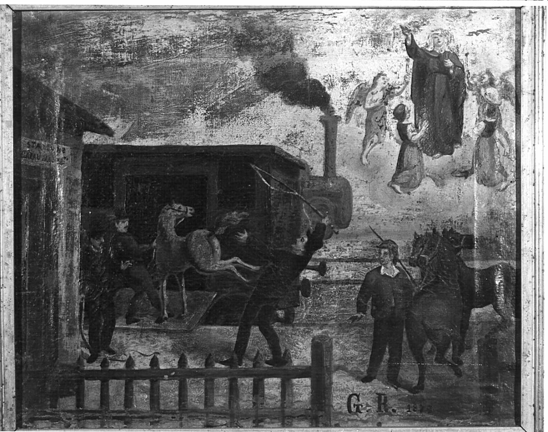 ex voto, opera isolata - ambito bergamasco (sec. XIX)